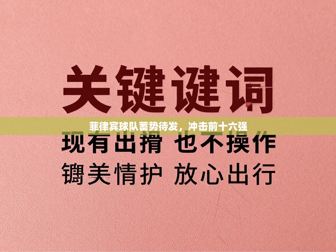 问鼎娱乐app下载官网-菲律宾球队蓄势待发,冲击前十六强 第3张